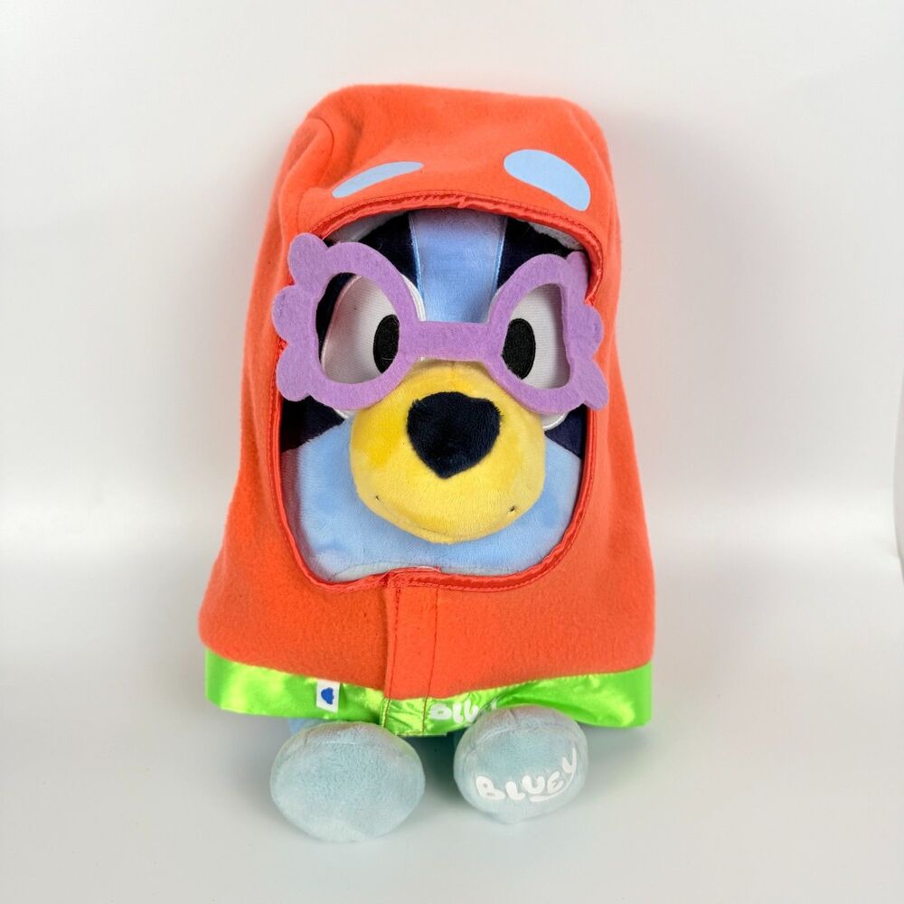 Build A Bear BLUEY Puppy Plush Granny Janet Costume Sounds Stuffed Animal 18"